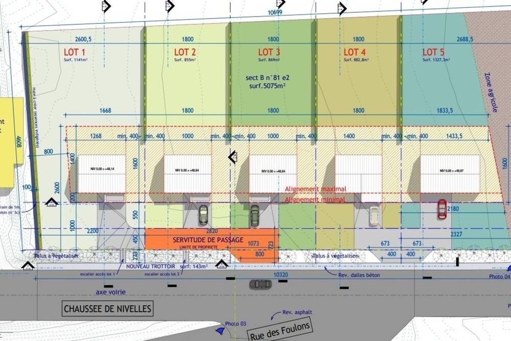 Terrain à vendre à Mazy 5032 109900.00€ 0 chambres m² - annonce 16527