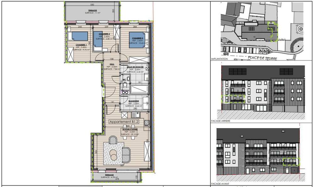 Appartement à vendre à Beauraing 5570 250000.00€ 3 chambres 93.51m² - annonce 56661