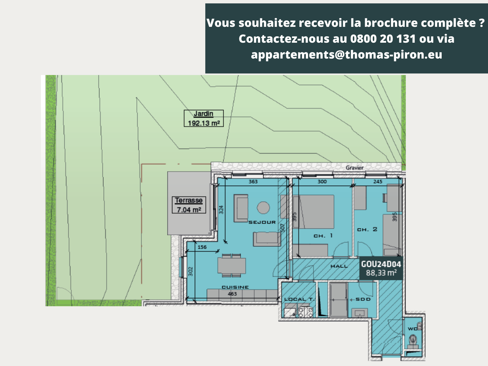 Appartement à vendre à Beez 5000 285000.00€ 2 chambres 83.33m² - annonce 125670