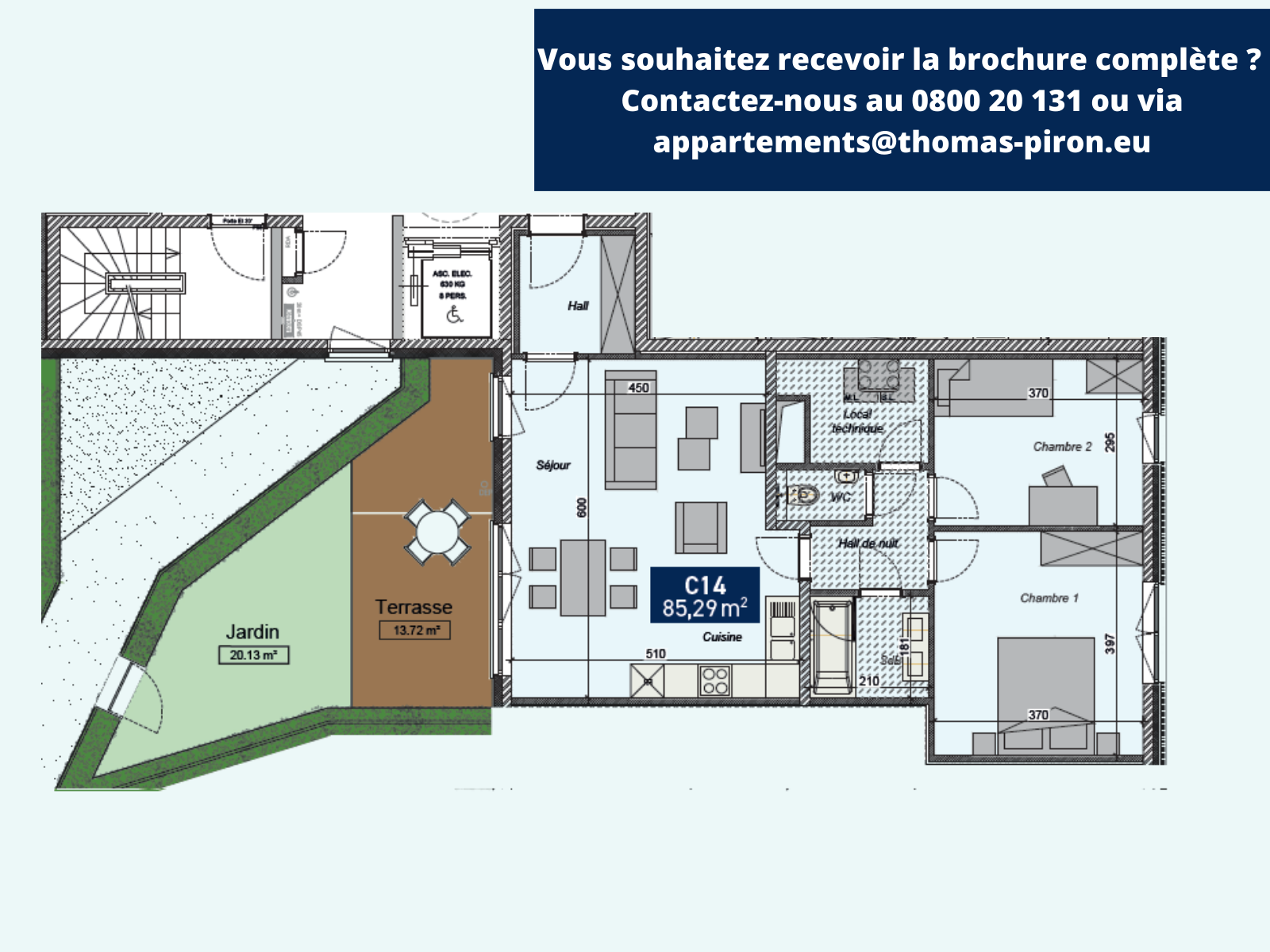 Appartement à vendre à Saint-Servais 5002 269000.00€ 2 chambres 85.29m² - annonce 125120