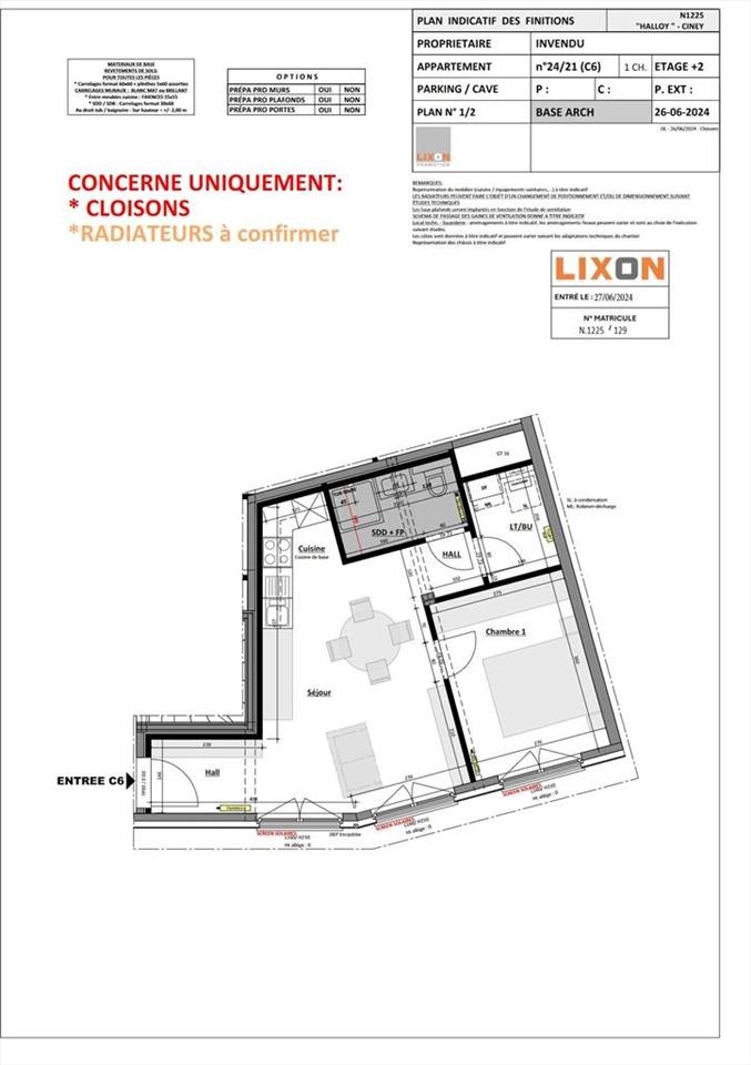 Appartement à vendre à Ciney 5590 185000.00€ 1 chambres 48.56m² - annonce 197217