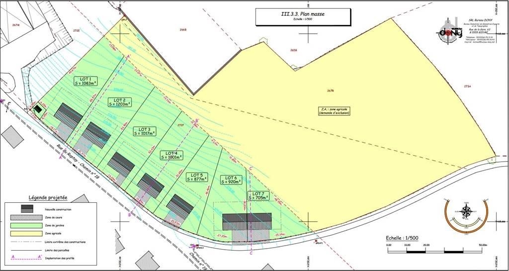 Terrain à vendre à Bièvre 5555 75000.00€  chambres m² - annonce 312143